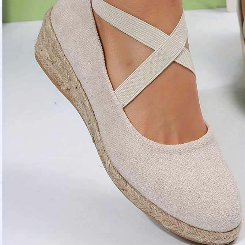 Women's Closed Toe Comfortable Cross Strap Shoes