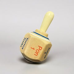 Colorful Wooden Spinning Top Toy Board Game for Leisure