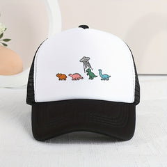 Teen Dinosaur Baseball Cap Sun Protection Adjustable Strap