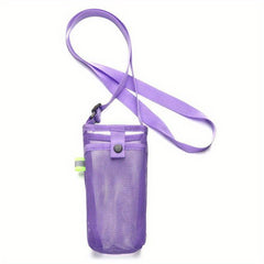Water Bottle Cover with Phone Holder and Shoulder Strap