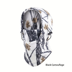 Camouflage Balaclava Winter Outdoor Fleece Hood Hat Windproof Cycling Mask