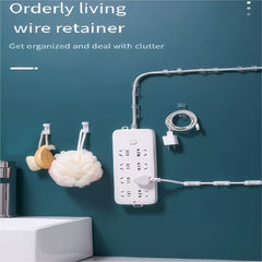 Cable Manager Wire Holder No Punching Self-adhesive Network Cable Clip