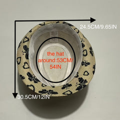 Men's Printed Hat - Classic Style