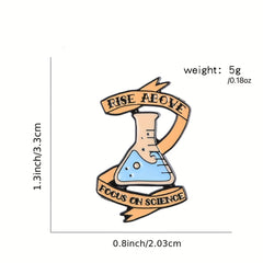 Chemistry Beaker Collar Pin Creative Gift For Students