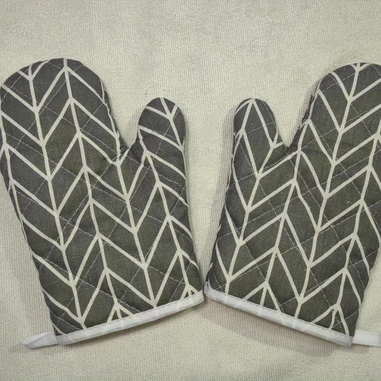 6pc Oven Mitts & Pot Holders BBQ Gloves Silicone Non Slip Kitchen Glove