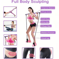 Multifunctional Pilates Stick Puller for Hip Exercise