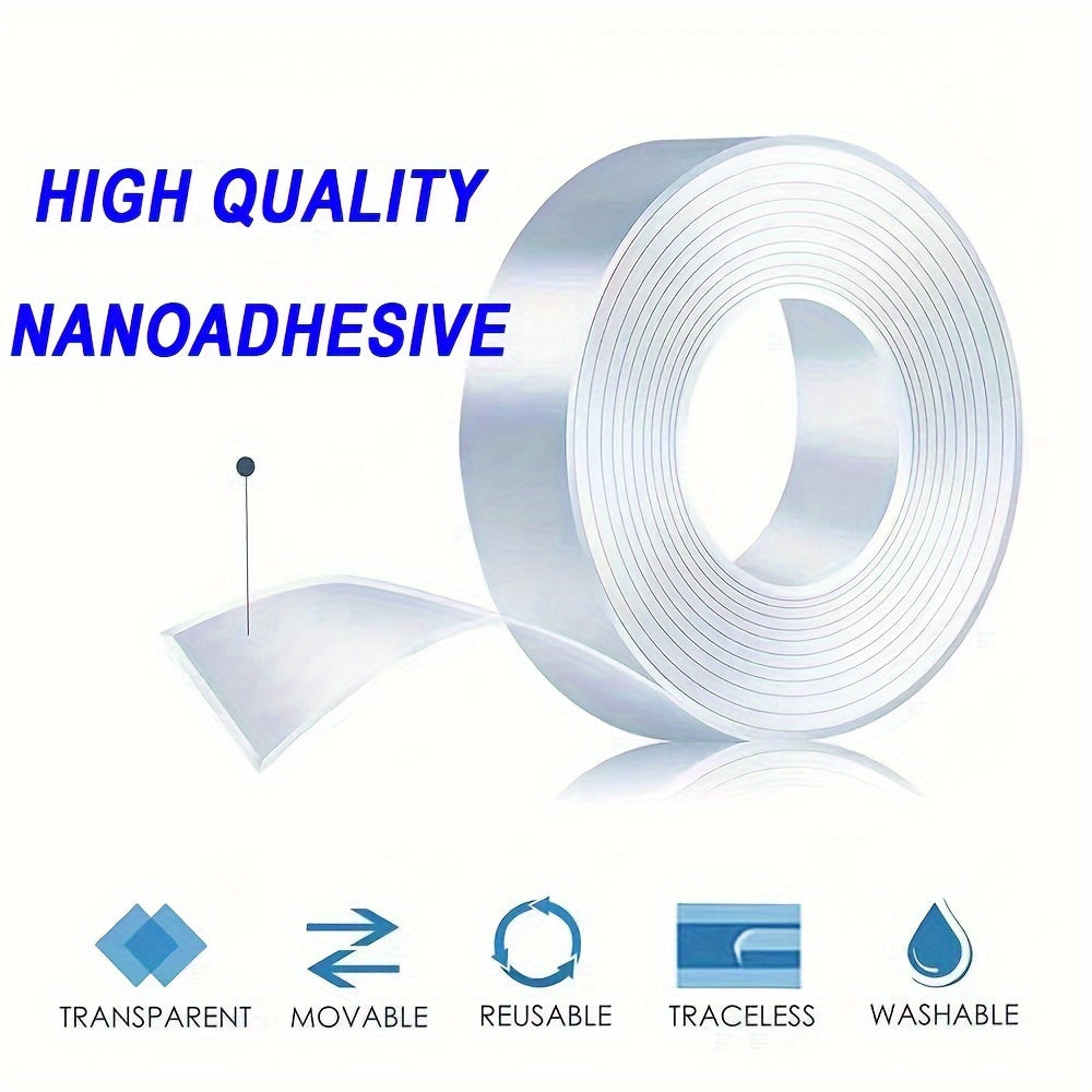 High Nano Tape 0.5mm Double-sided Adhesive Washable Strong Removable