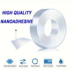 High Nano Tape 0.5mm Double-sided Adhesive Washable Strong Removable