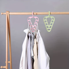 Rotatable Clothes Hanger for Closet Space Maximization