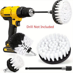 4pcs Drill Brush Attachment Set Power Scrubber Brush Cleaning Kit