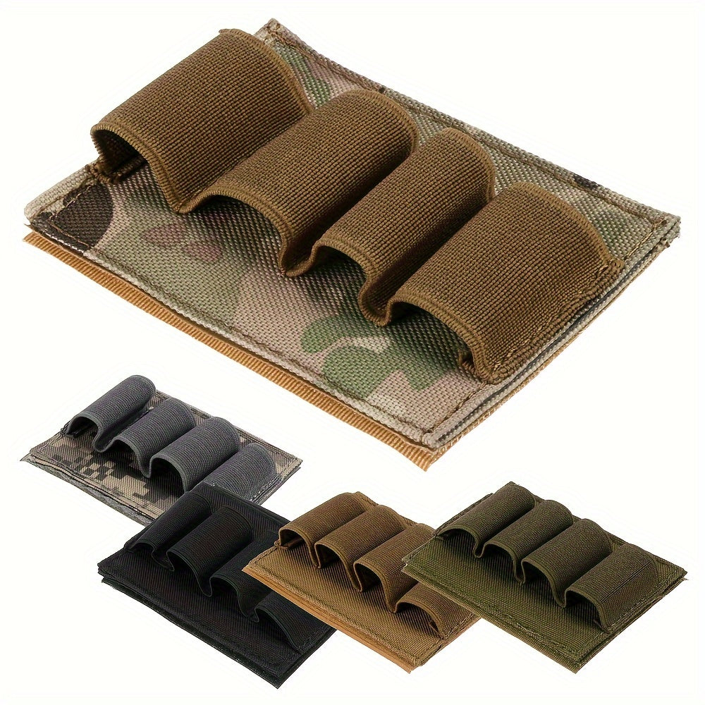 2pcs Ammo Storage Hook And Loop 4-hole Shell Holder