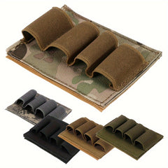 2pcs Ammo Storage Hook And Loop 4-hole Shell Holder