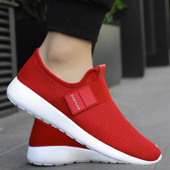 Men's Mesh Breathable Sneakers Running Shoes Red