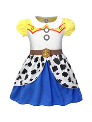 Baby Girls Cotton Princess Dress Costume Dress Up Birthday Party