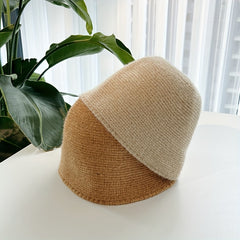 Kids Knitted Plain Basin Hat for Autumn/Winter