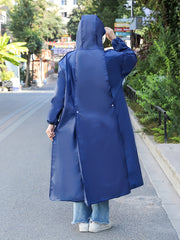 Hooded Raincoat for Women Camping Hiking Mountaineering