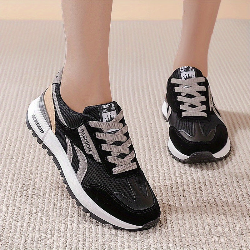 Women's Breathable Mesh Sports Shoes Low Top Running Sneakers