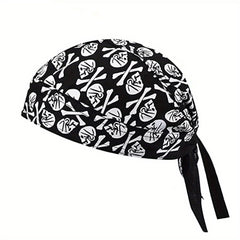 Unisex Breathable Head Wrap Pirate Hat for Outdoor Riding