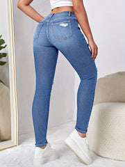 Skinny Jeans Slim Fit High Stretch Denim Pants Women's Jeans