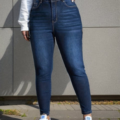 High Stretch Skinny Jeans - Button Fly