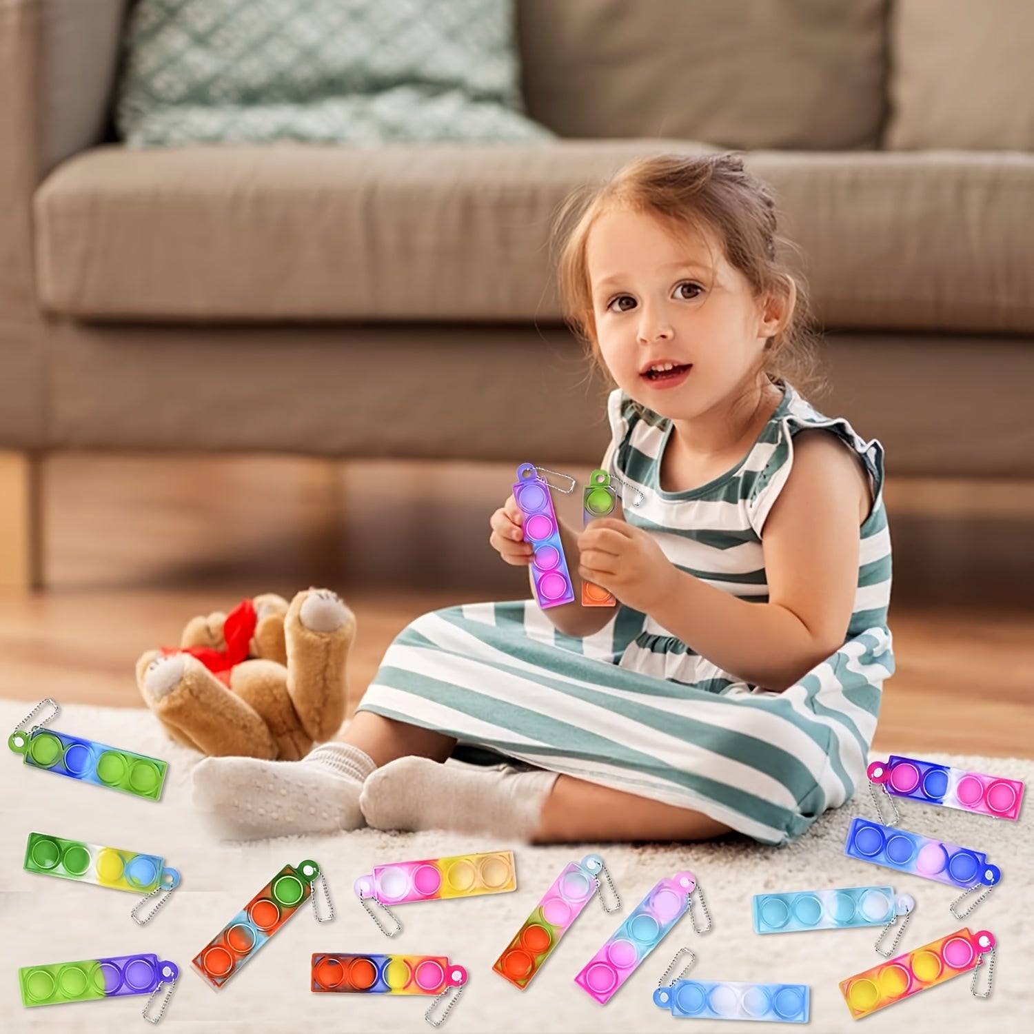 Fidget Toys Pop Party Favors Sensory Toys for Kids Squishy Toys Stress Toys