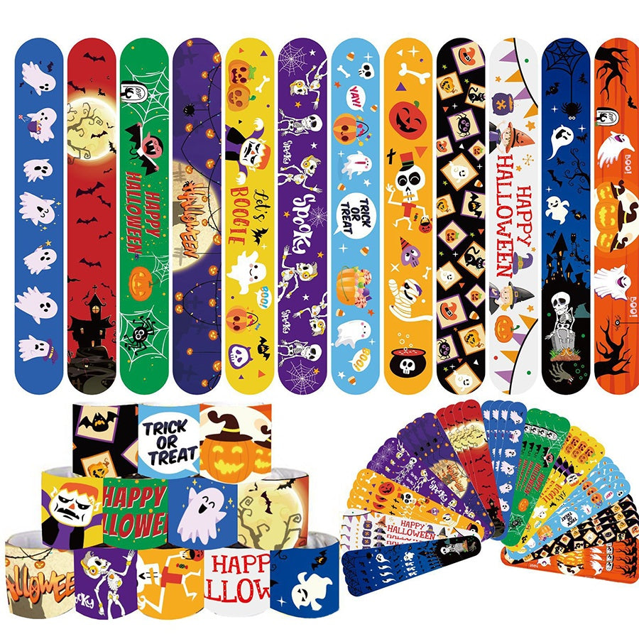 Halloween Party Favor Bracelets Colorful Wristbands for Kids