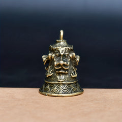 Beast Brass Christmas Clock Keychain Perfect Gift