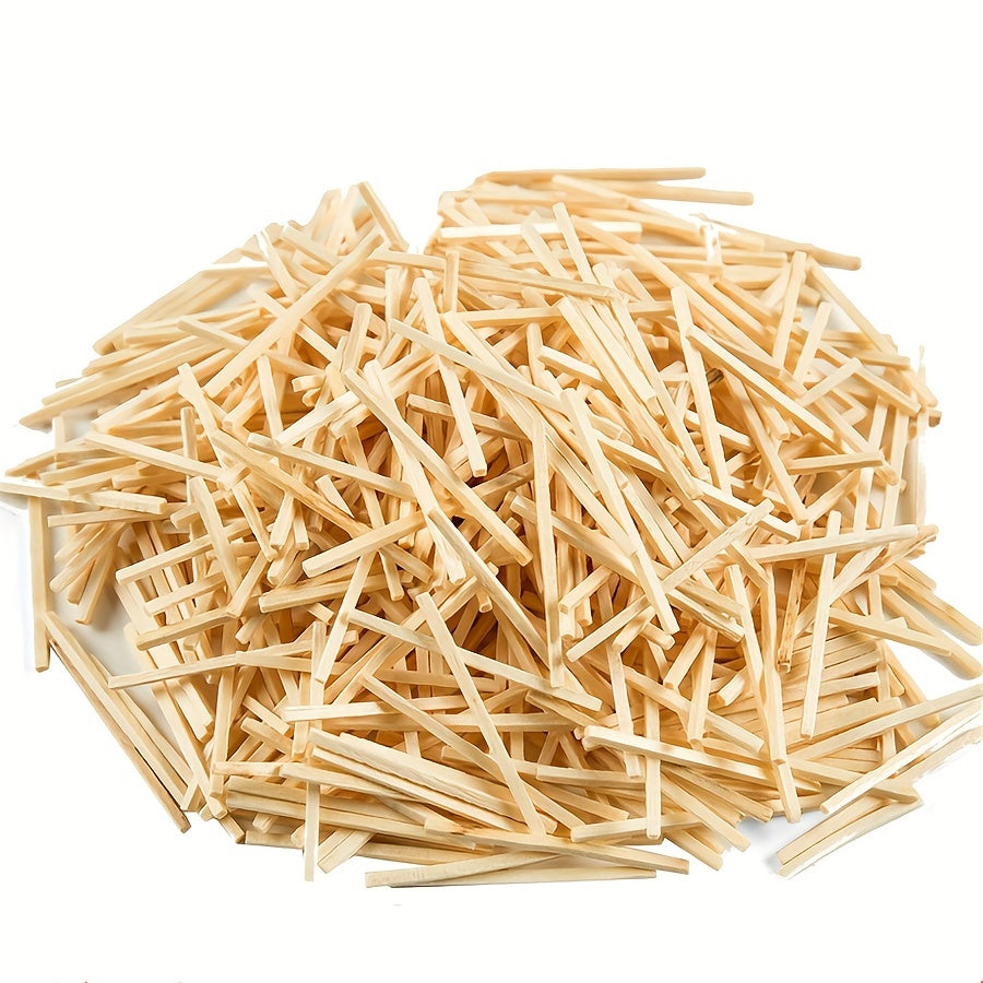 200 Pack 3D Wooden Matchsticks DIY Craft Set