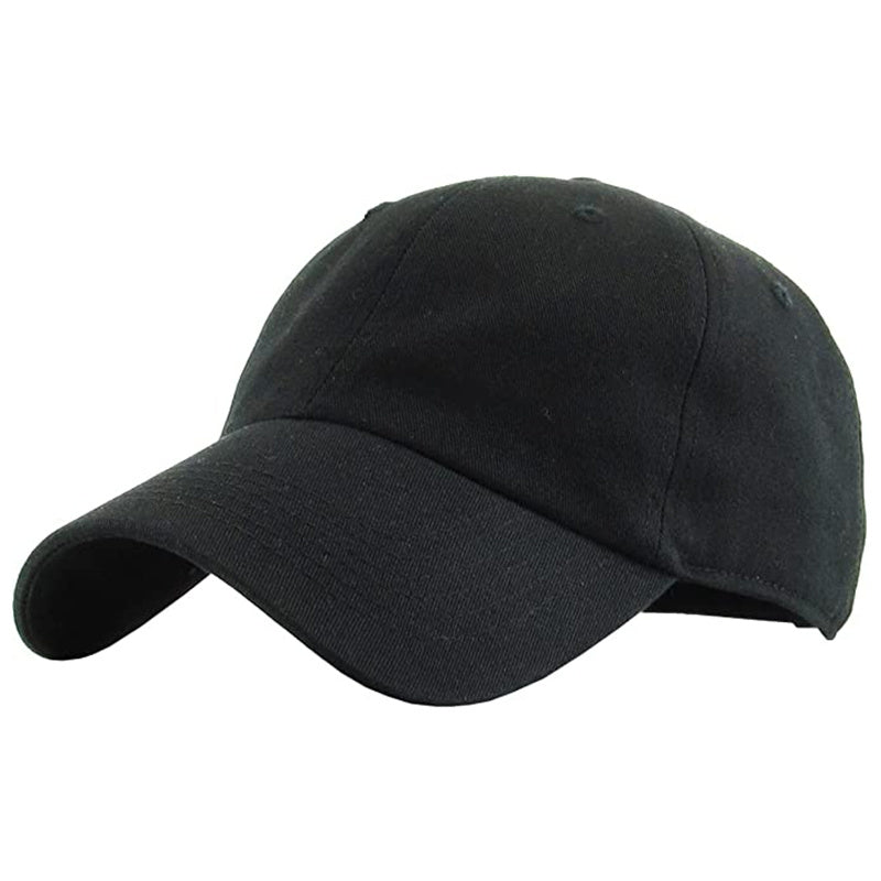 Vintage Washed Cotton Baseball Caps Adjustable Unconstructed Plain Cap