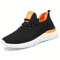 Women's Lace Up Knit Sneakers Breathable Lightweight Sport Shoes