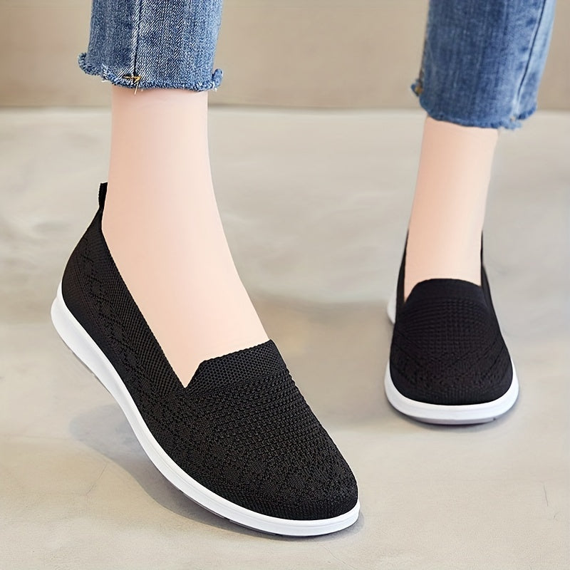 Women's Comfy Slip-On Loafers Soft Sole Non Slip Shoes