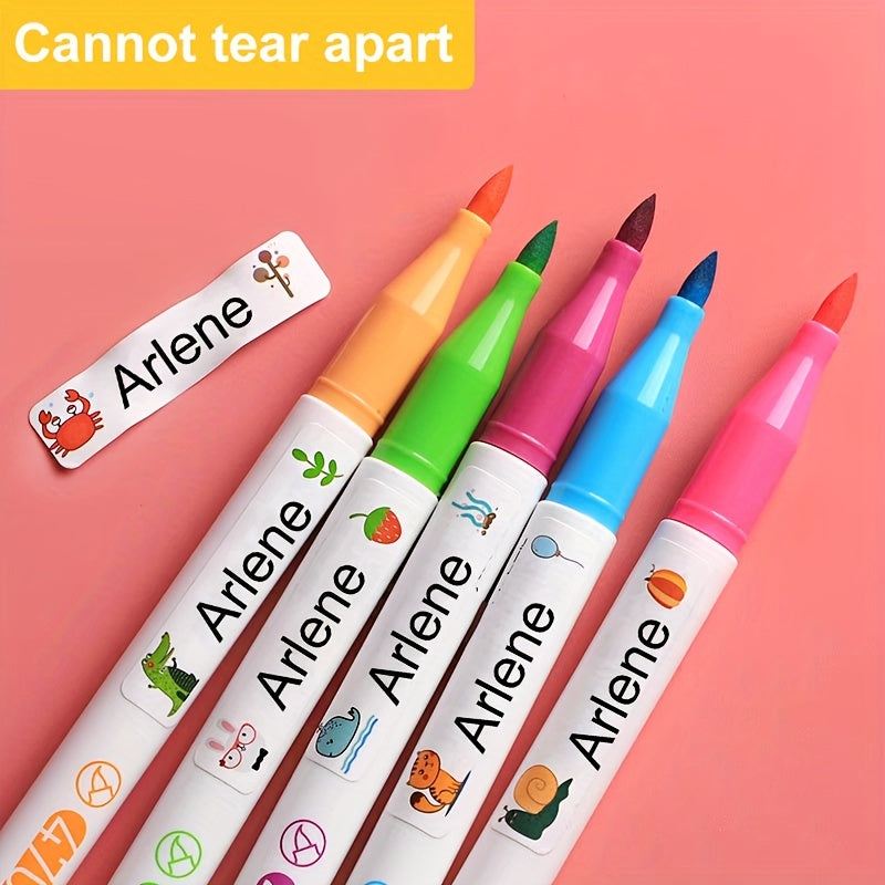 180pcs Custom Name Sticker Waterproof Label School Personalized