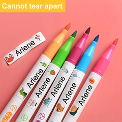 180pcs Custom Name Sticker Waterproof Label School Personalized