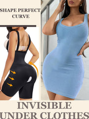 Women Shapewear Bodysuit Tummy Control Waist Trainer Full Body Support