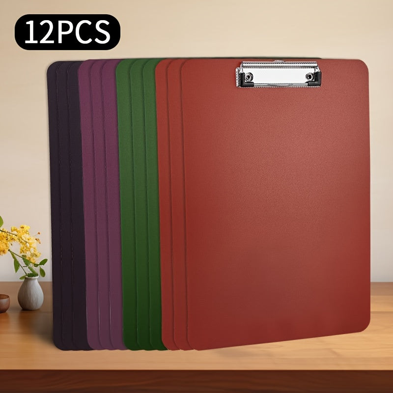 12 Pack Mixed Packs Clipboard Plate Clip Single Clip Plastic A4 Splint