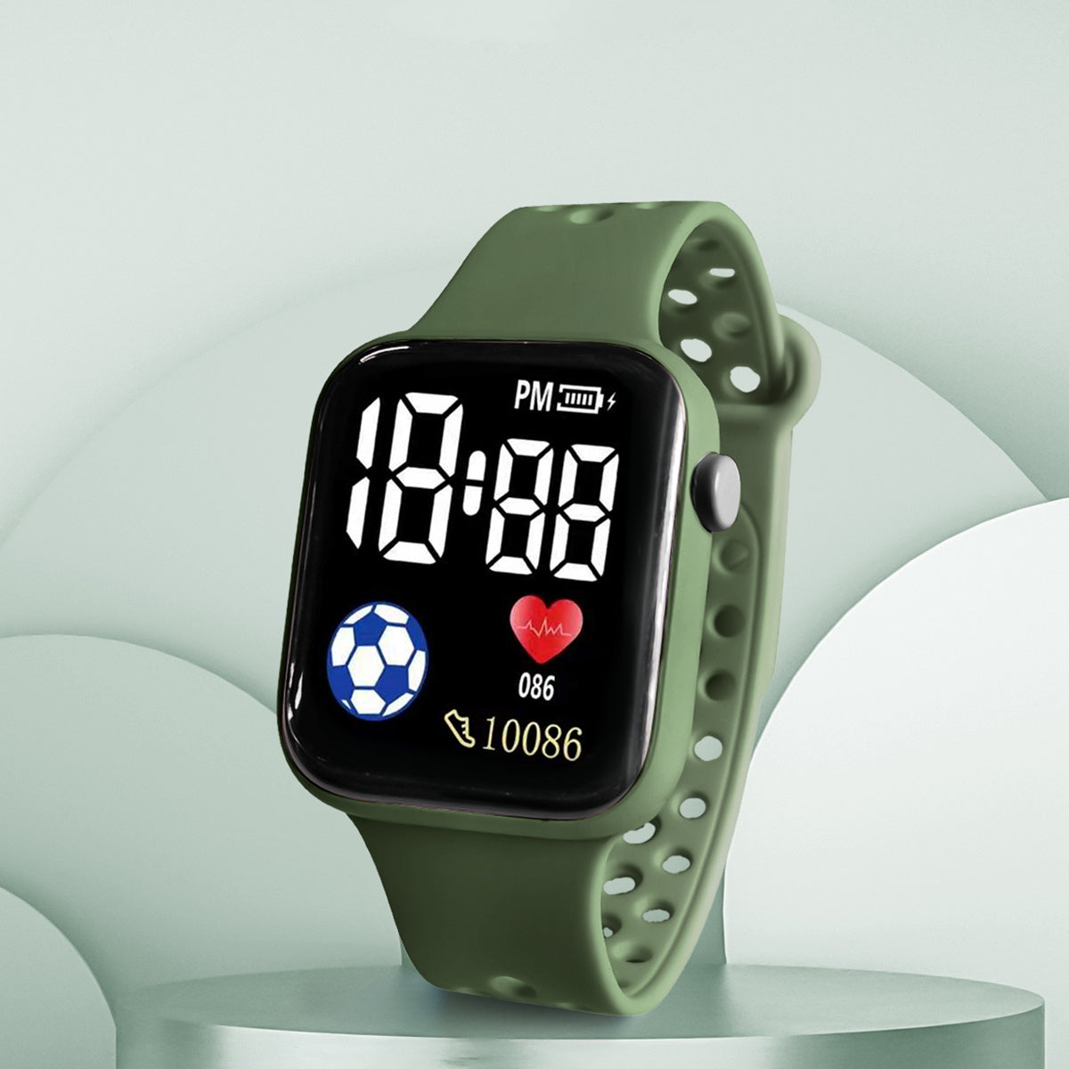 LED Display Electronic Sports Watch For Kids