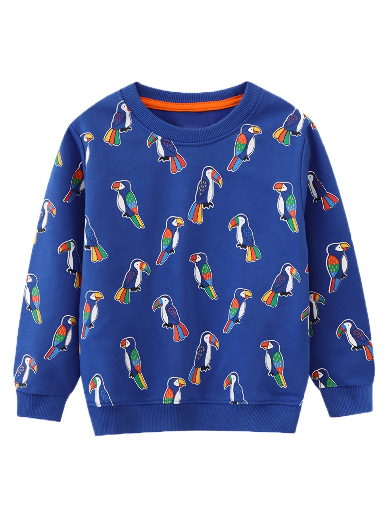 Boy's Cotton Cartoon Print Sweatshirt Outdoor Wear