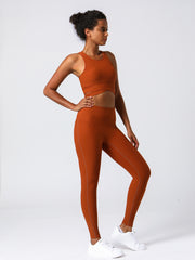 Women's High Waist Wide Waistband Butt Lifting Leggings