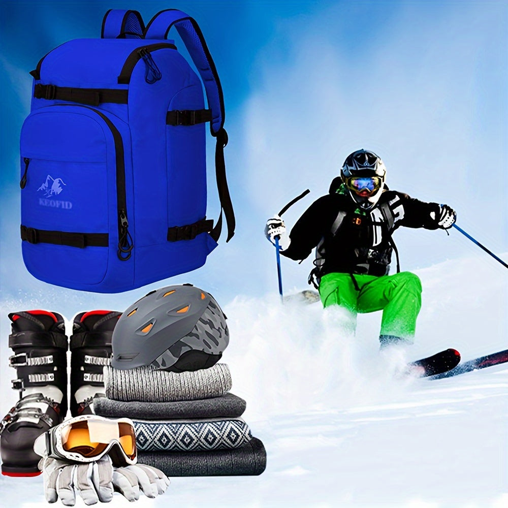 Ski Boot Bag Ski Snowboard Travel Backpack for Gear & Accessories