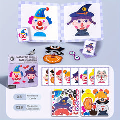 Kids Magnetic Dress Up Sticker Puzzle - 4 Fun Themes