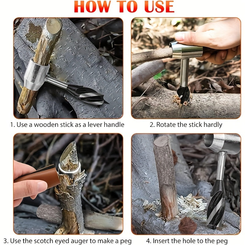 Woodworking Hand Drill Punching Tool Manual Auger