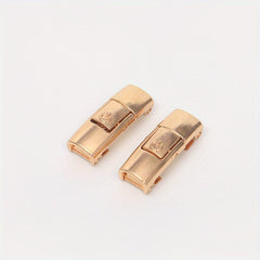 4pcs Magnetic Clasps Flat Leather Cord Bracelet Connectors DIY Jewelry Making