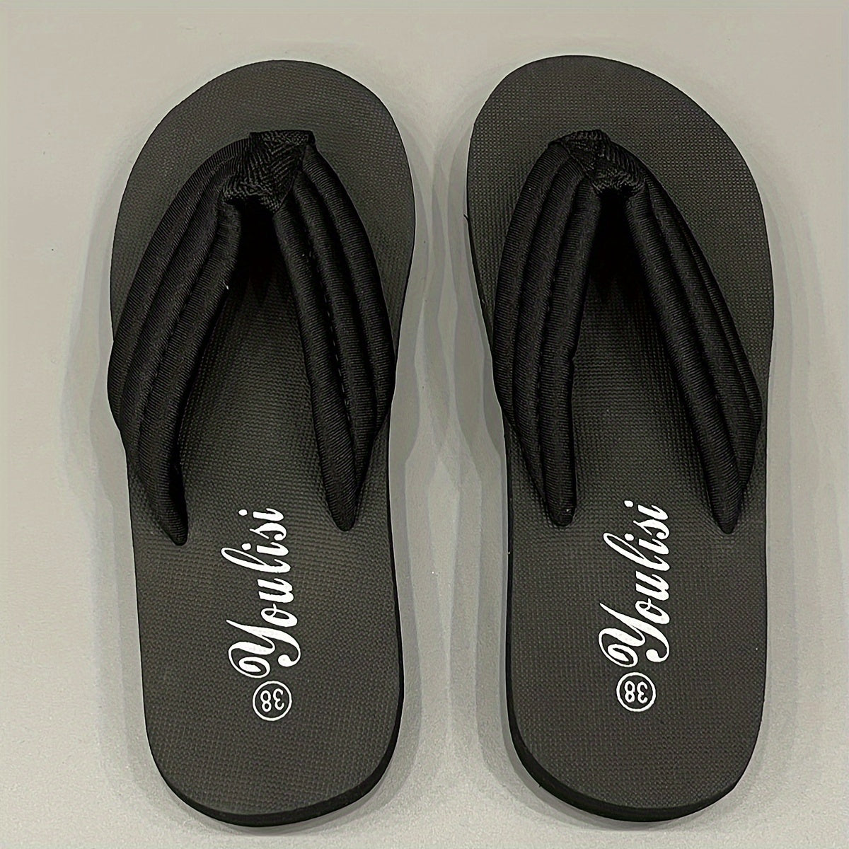 Outdoor Comfort Sandals Solid Round Toe Sport Slides
