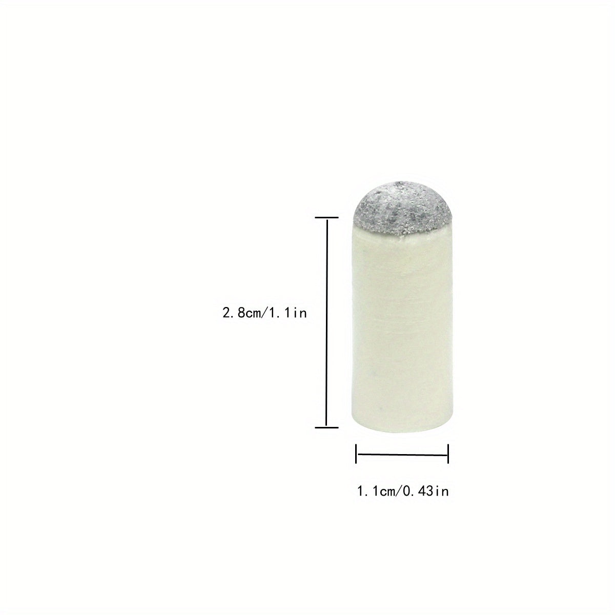 100pcs Billiard Cue Tips Plastic Replacement Pool Cue Tips