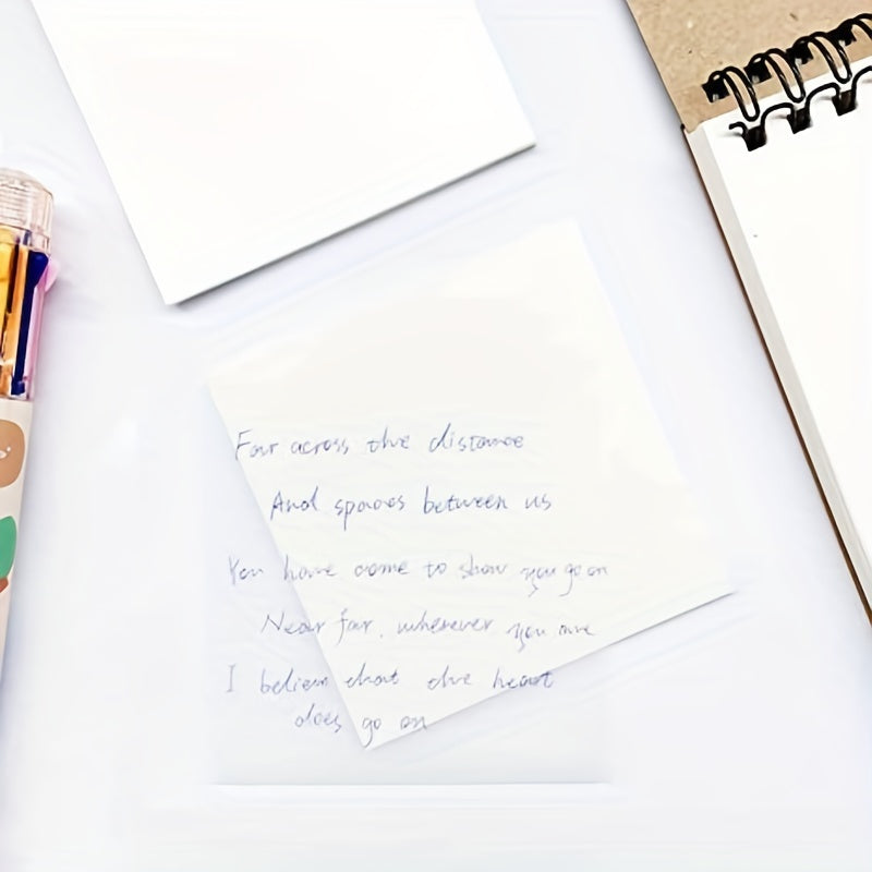Clear Sticky Notes 3 X 3 Transparent See Through 300 Sheets