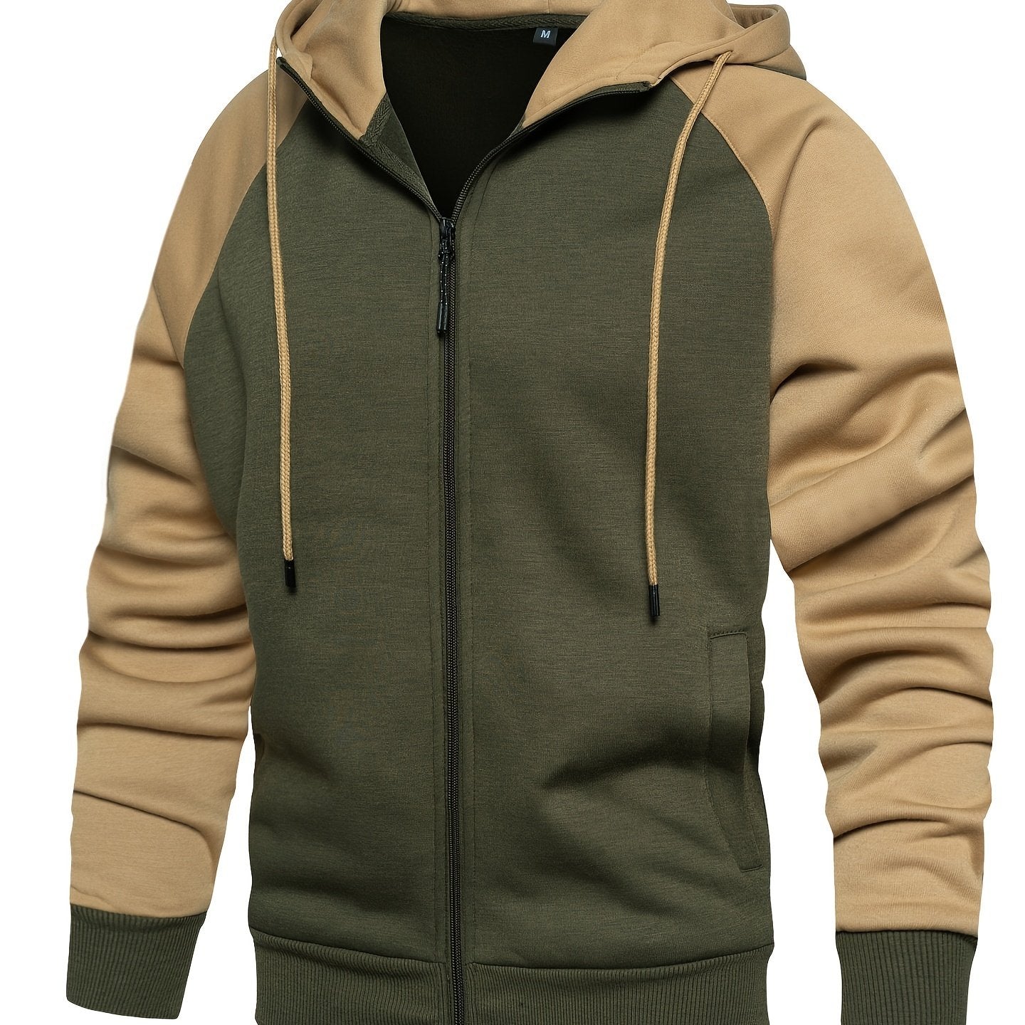 Men's Hooded Zipper Cardigan Sweatshirt with Pockets