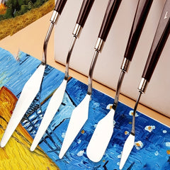 5pcs Painting Scraper Set for Art Palette Spatula