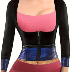 Women's Slimming Long Sleeve Sweat Shirt for Weight Loss