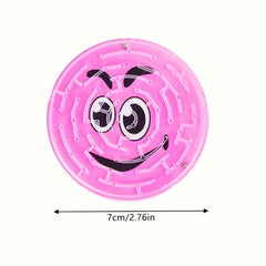 Steel Ball Smile Face Maze Educational Toy Christmas Gift