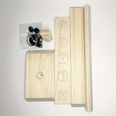 Adjustable Ring Toss Game for Adults - Wooden Hook